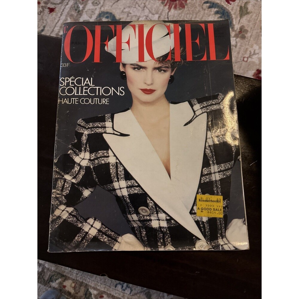 L'Officiel France Magazine Mars 1983 Fashion Magazine